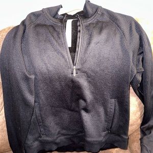 NWOT Lululemon Engineered Warmth Half zip black size 14